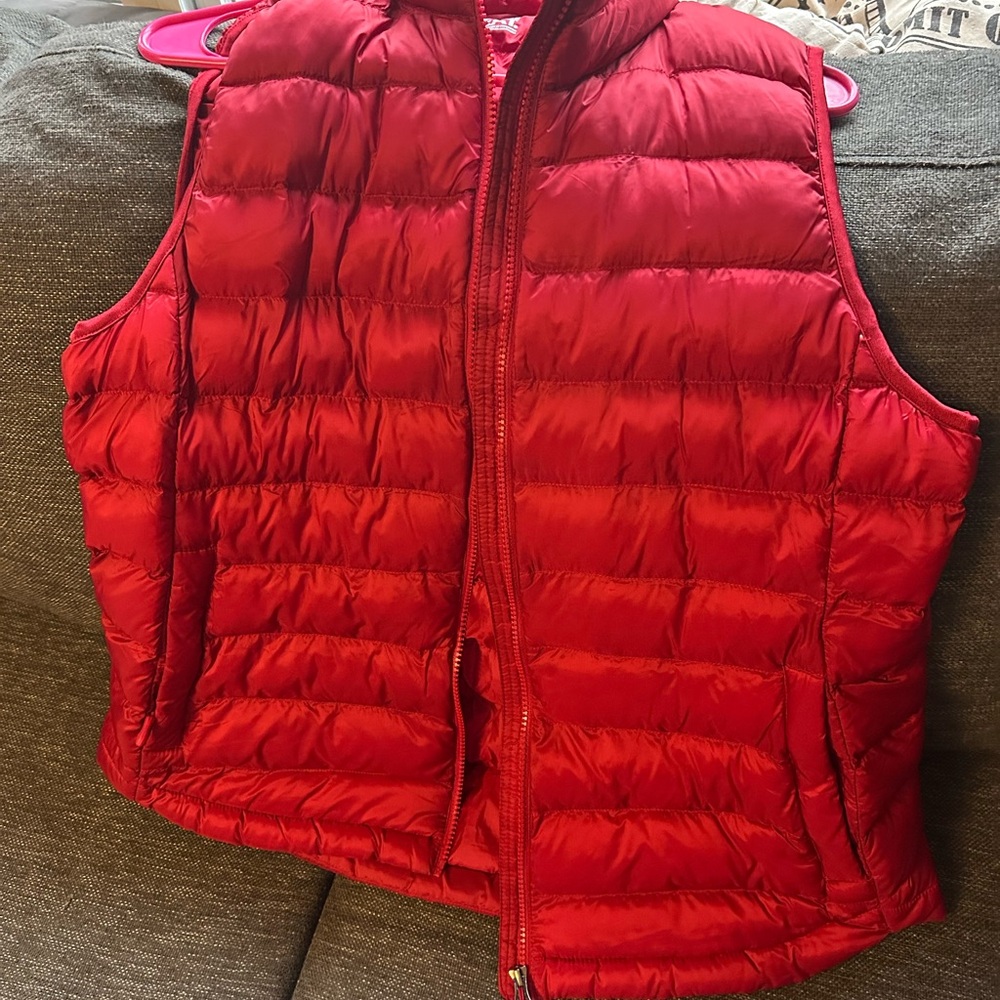 HEAT Red Puffer Vest